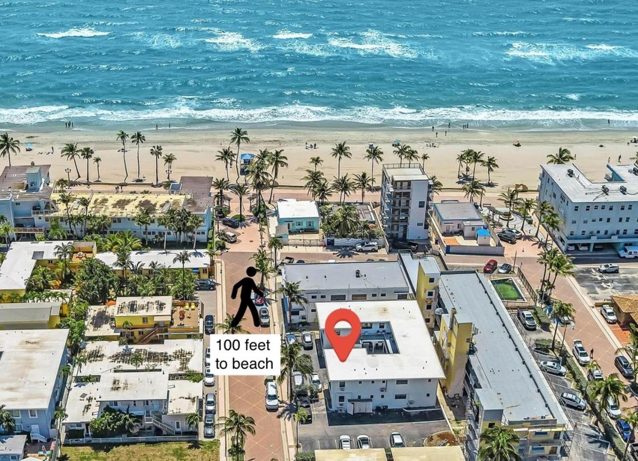 Beachfront & Pool Near Marriott Hollywood Beach Bagian luar foto